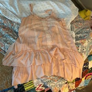 Flirty little pink babydoll dress